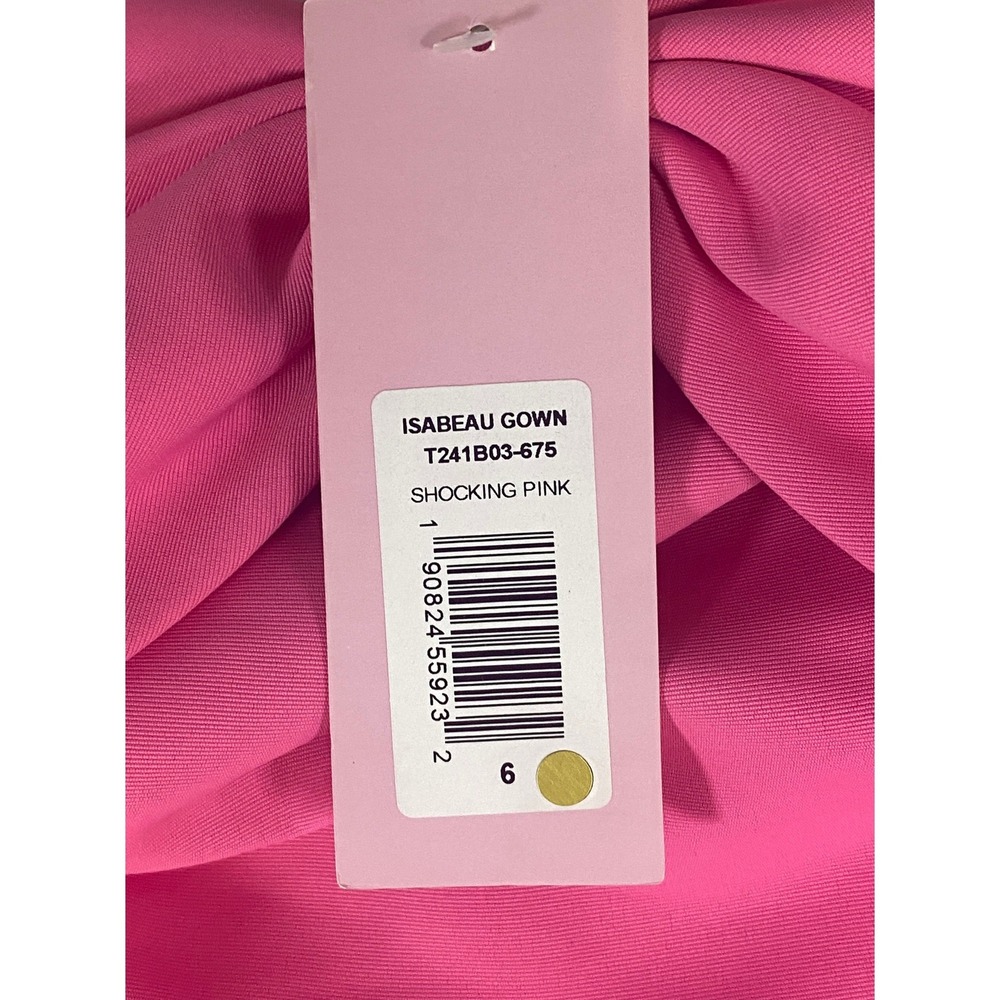 Sachin & Babi Isabeau Strapless Bow Front Ballgown Dress 6 NEW Shocking Pink - Picture 16 of 16